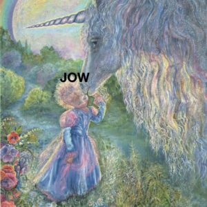 Josephine Wall "Unicorn Kiss" Inspiring Words Glitter #11707