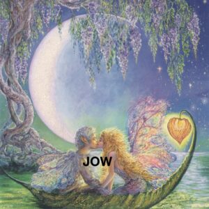 Josephine Wall "Wisteria Moon" Blank Glitter #13880