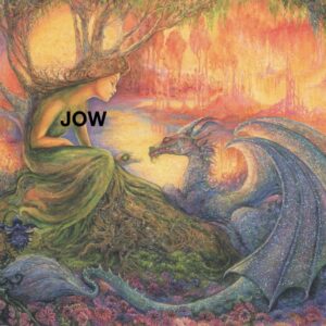 Josephine Wall "The Dryad and the Dragon" Thank You Glitter #13881