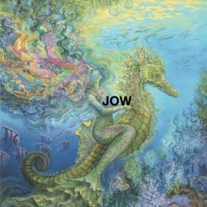 Josephine Wall "Side-Saddle Mermaid" Birthday Glitter #14541