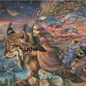 Josephine Wall "Flight of the Lynx" Inspiring Words #41640