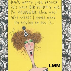 Leslie Moak Murray Birthday Glitter #38960