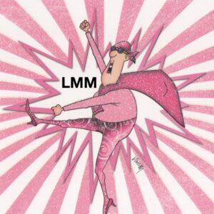 Leslie Moak Murray Cancer Support Glitter #16920