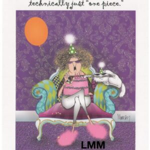 Leslie Moak Murray Birthday Glitter "Trixie" #38698