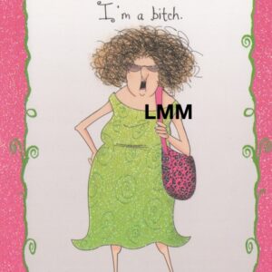 Leslie Moak Murray Birthday "Trixie" Glitter #16893