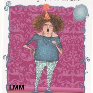 Leslie Moak Murray Birthday Glitter "Trixie" #16903