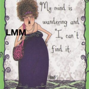 Leslie Moak Murray Magnet "Wandering Mind" #31290