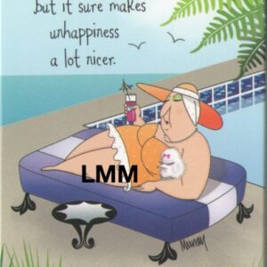 Leslie Moak Murray Magnet "Money Happiness" #31292