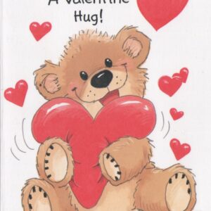 Suzy's Zoo Valentine's Day Boxed Notecards "Willie Bear Hug"