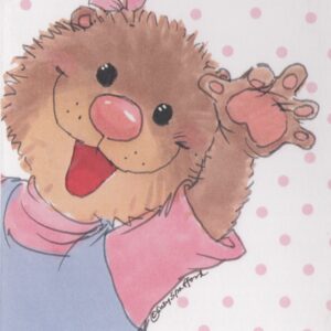 Suzy's Zoo Boxed Notecards "Emily Marmot Waving"