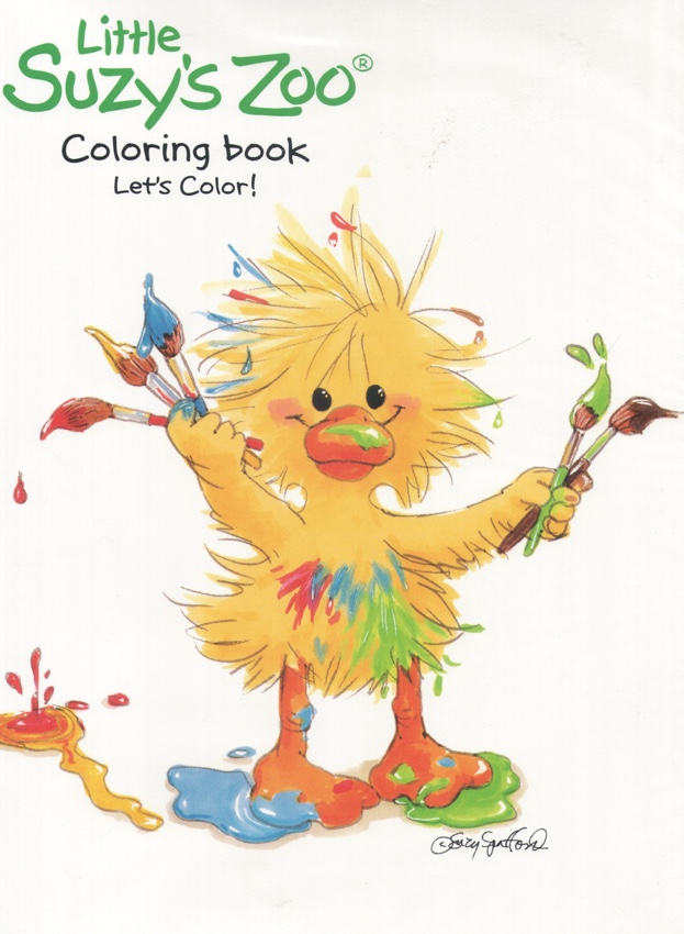 Little Suzy's Zoo Coloring Book "Let's Color!" - TK's Cards