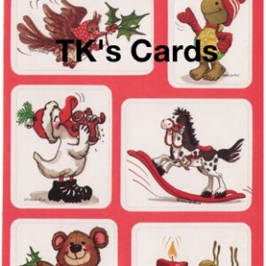 Suzy's Zoo Vintage Christmas Stickers #8302