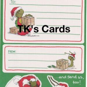 Suzy's Zoo Christmas Permanent Adhesive Label #8304
