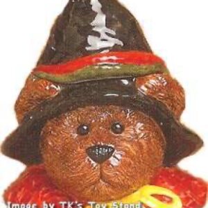 Boyds Bears "Bruin Up Trouble" Halloween Candy Jar #86620
