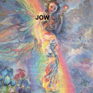 Josephine Wall "Iris Keeper of the Rainbow" Encourage Glitter #41339
