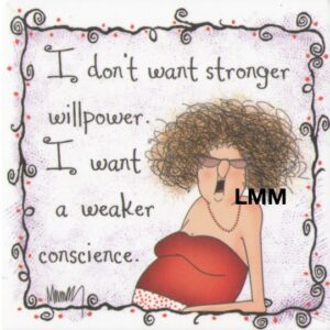 Leslie Moak Murray Magnet "Willpower" #26406