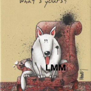 Leslie Moak Murray Magnet "Nono Bad Dog" #67028