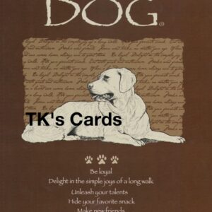 Advice from a Dog "Your True Nature" 8.5x11 Birthday Collector's #49331