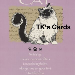 Advice from a Cat "Your True Nature" 8.5x11 Birthday Collector's #49338