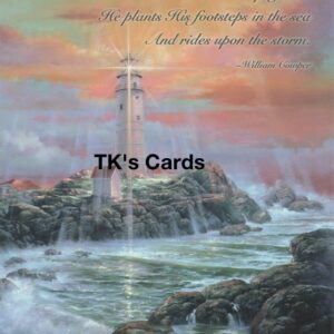 Sandy Bergeron "Heavenly Grace" 8.5x11 Inspiring Lighthouse #22554