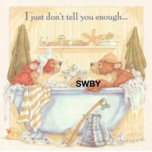 Sweet Willow Bay "Love" Bears Scrub Tub Bubbles Select #36597