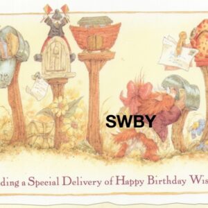 Sweet Willow Bay "Birthday" Animal & Mailboxes Classic #40329