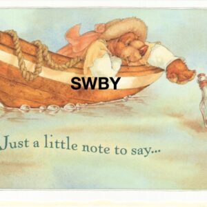 Sweet Willow Bay "Thoughts" Bear in Rowboat Classic #40461