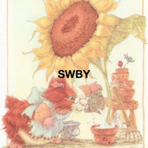 Sweet Willow Bay "Birthday" Animal & Large Sunflower Notions #95053