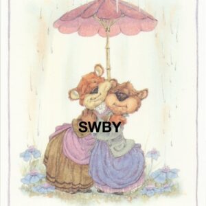 Sweet Willow Bay "Friendship" Bears Umbrella Rain Notions #97183