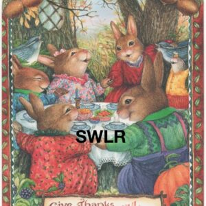 Susan Wheeler "Thanksgiving" Bunny Family #16857