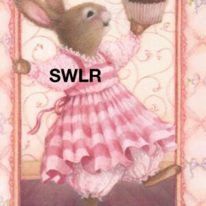 Susan Wheeler "Valentine's Day" Bunny & Cupcake #18372