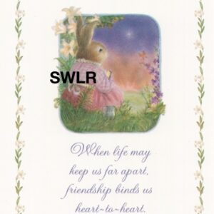 Susan Wheeler "Miss You" Bunny #95303