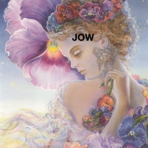 Josephine Wall "Pansies Are For Thoughts" Mother's Day #15375