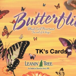 Butterflies Assortment "Mullins, Bergsma" Blank Cards #90644