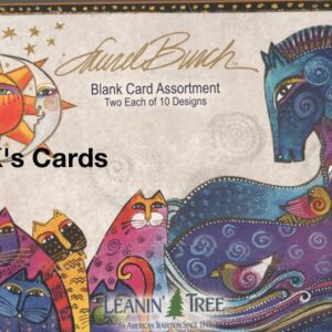 Laurel Burch Assortment Blank 20 Greeting Cards #90696