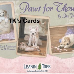 Lisa Jane Assortment "Paws for Thought" Dogs Cards #90744