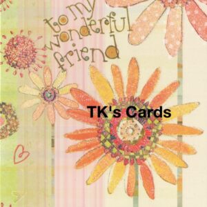 Robbin Rawlings "Birthday Friend" Glitter Card #21885