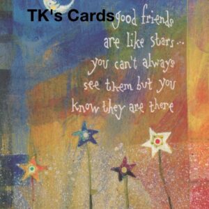 Robbin Rawlings "Friendship" Glitter Card #21892