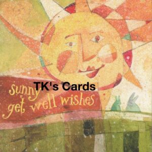 Robbin Rawlings "Get Well" Glitter Card #21900