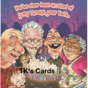 Jeff Foxworthy "Cake On Fire" Birthday Card #24594