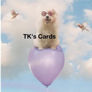 Michael Quackenbush "Kipper Dog On Balloon" Birthday Card #10920