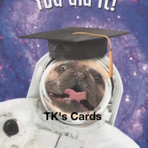 Michael Quackenbush "Bulldog Grad" Graduation Card #24424