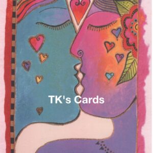 Laurel Burch "Lovers Kiss" Anniversary Card #13802