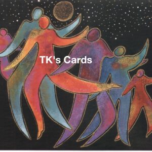 Laurel Burch "Celebration" Birthday Foil Stamped Card #13244