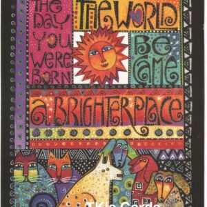 Laurel Burch "A Brighter Place" Birthday Card #44845