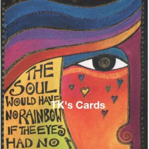 Laurel Burch "Soul Tears" Encouragement Foil Stamped Card #11665