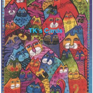 Laurel Burch "Whiskers Cats" Friendship Card #13246