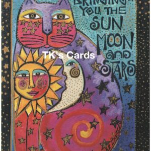 Laurel Burch "Bringing You the Sun, Moon and Stars" Friendship Card #13247