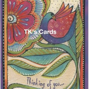 Laurel Burch "Blossom Wings" Friendship Card #13800