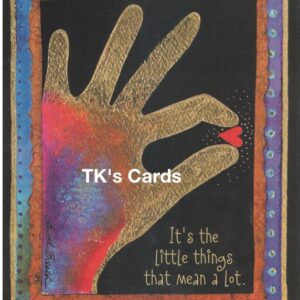 Laurel Burch "Heart in Hand" Loving Thoughts Collector's 8.5x11 Card #49320